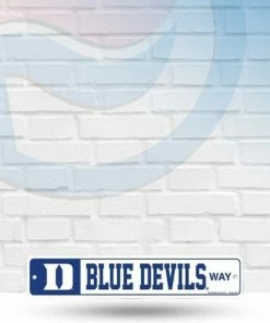 WinCraft Duke Blue Devils Street Zone Plastic Way Sign Wall Signs
