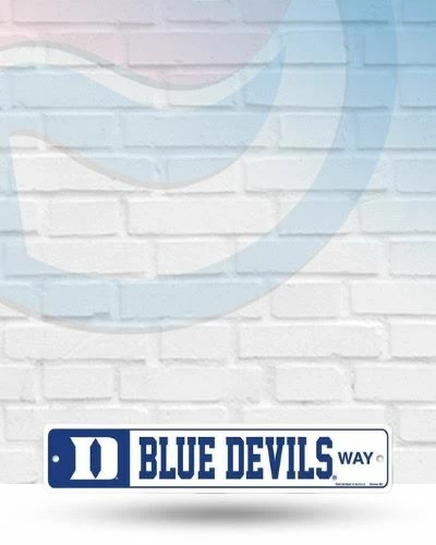 WinCraft Duke Blue Devils Street Zone Plastic Way Sign Wall Signs 1 WinCraft Duke Blue Devils Street Zone Plastic Way Sign Wall Signs