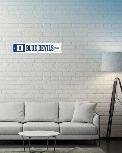 WinCraft Duke Blue Devils Street Zone Plastic Way Sign Wall Signs 2 WinCraft Duke Blue Devils Street Zone Plastic Way Sign Wall Signs