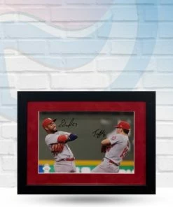 Fan Cave Sports Autographed Memorabilia Edmundo Sosa And Tommy Edman St Louis Cardinals Dual Autographed Framed 8x10 - JSA