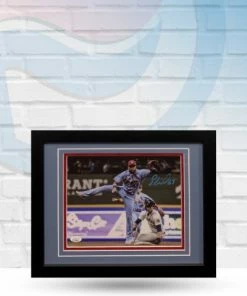 Fan Cave Sports Edmundo Sosa St Louis Cardinals Autographed Framed 8x10 - JSA Autographed Memorabilia