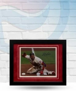 Fan Cave Sports Edmundo Sosa St Louis Cardinals Autographed Framed 8x10 - JSA