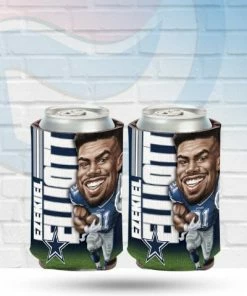 WinCraft Ezekiel Elliott Caricature Dallas Cowboys Can Koozie Drinkware