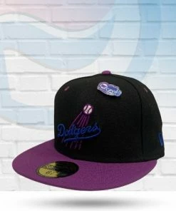 Fan Cave X New Era Exclusive Los Angeles Dodgers Throwback Logo 59FIFTY "Purple Rain" Fitted Hat