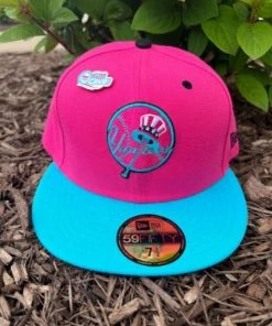 Exclusive Items Fan Cave X New Era Exclusive New York Yankees 59FIFTY "Miami Vice" Fitted Hat