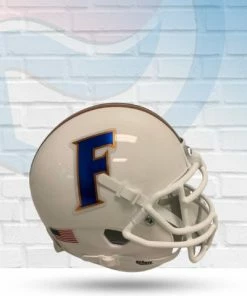 Score Here Florida Gators White Schutt Authentic Mini Football Helmet Collectibles