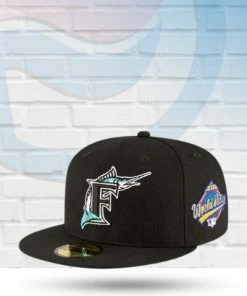 New Era Florida Marlins 1997 World Series Patch 59FIFTY Fitted Hat