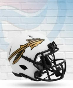 Score Here Florida State Seminoles Lunar Eclipse Speed Riddell Mini Football Helmet