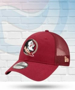 New Era Hats Florida State Seminoles Trucker 9FORTY Adjustable Hat