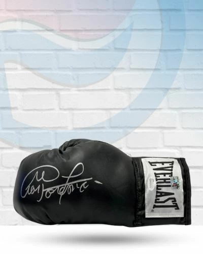 Fan Cave Sports Autographed Memorabilia George Foreman Autographed Black Everlast Boxing Glove - JSA 1 Fan Cave Sports Autographed Memorabilia George Foreman Autographed Black Everlast Boxing Glove - JSA