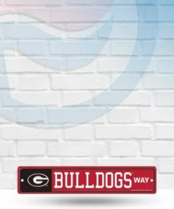 WinCraft Wall Signs Georgia Bulldogs Street Zone Plastic Blvd Sign