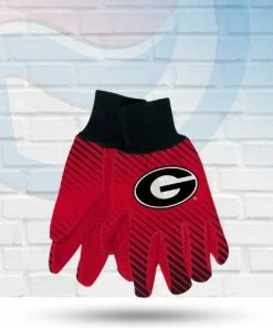 WinCraft Georgia Bulldogs Two Tone Striped Utility Gloves