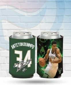 Wincraft Drinkware Giannis Antetokounmpo Milwaukee Bucks Can Koozie