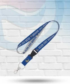 WinCraft Golden State Warriors Heather Lanyard With Detachable Buckle