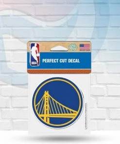 Wincraft Decals Golden State Warriors Perfect Cut Decal 4" X 4"