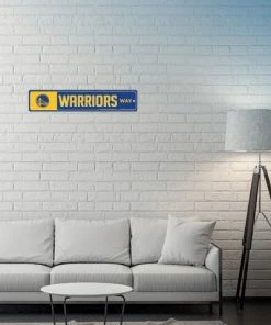 WinCraft Wall Signs Golden State Warriors Street Zone Plastic Way Sign