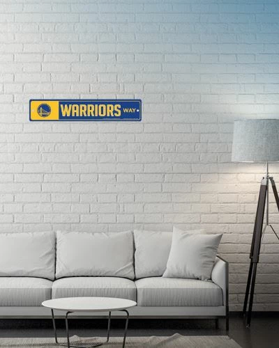 WinCraft Wall Signs Golden State Warriors Street Zone Plastic Way Sign 2 WinCraft Wall Signs Golden State Warriors Street Zone Plastic Way Sign