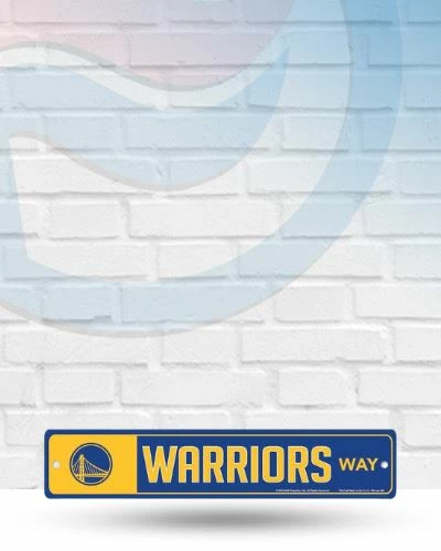 WinCraft Wall Signs Golden State Warriors Street Zone Plastic Way Sign 1 WinCraft Wall Signs Golden State Warriors Street Zone Plastic Way Sign