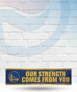 WinCraft Golden State Warriors Wooden Magnet 1.5" X 6" Magnets