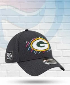 New Era Hats Green Bay Packers 2021 Crucial Catch 39THIRTY Flex Hat