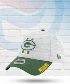 New Era Green Bay Packers 2021 NFL Training Camp 39THIRTY Flex Hat