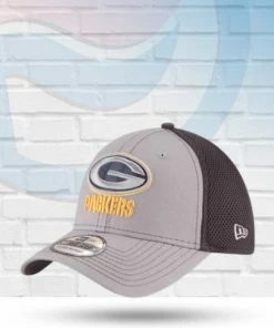 New Era Green Bay Packers Grayed Out Neo 39THIRTY Flex Hat