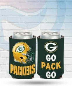 WinCraft Green Bay Packers Slogan Can Koozie Drinkware