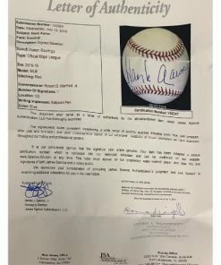 Fan Cave Sports Hank Aaron Atlanta Braves Autographed Baseball - JSA Full Letter COA