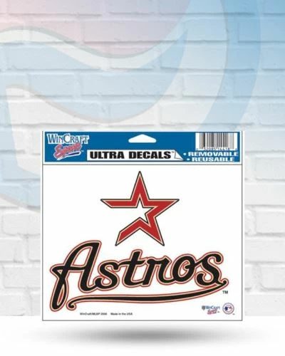 Michigan Houston Astros Multi Use Decal 5" X 6" 1 Michigan Houston Astros Multi Use Decal 5" X 6"
