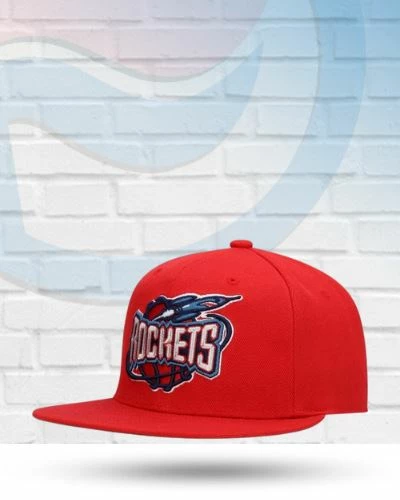Mitchell & Ness Houston Rockets Mitchell And Ness Core Basic Snapback Hat Hats 1 Mitchell & Ness Houston Rockets Mitchell And Ness Core Basic Snapback Hat Hats