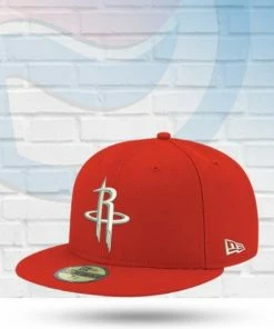 New Era Houston Rockets Official Team Color 59FIFTY Fitted Hat
