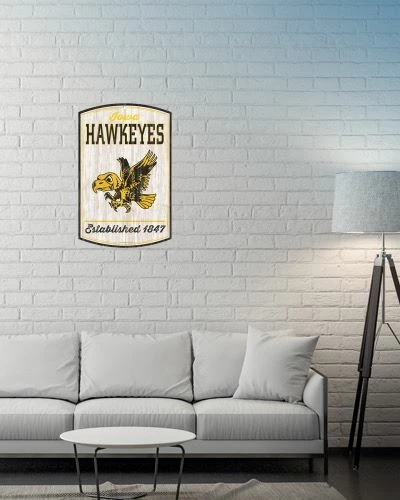 WinCraft Wall Signs Iowa Hawkeyes 11" X 17" Wooden Sign 2 WinCraft Wall Signs Iowa Hawkeyes 11" X 17" Wooden Sign