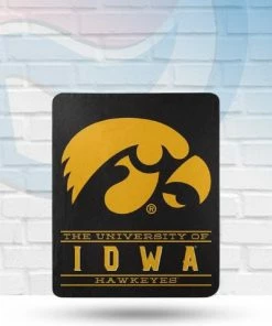 Northwest Iowa Hawkeyes Fleece Throw Blanket 50x60