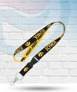 WinCraft Lanyards Iowa Hawkeyes Lanyard With Detachable Buckle