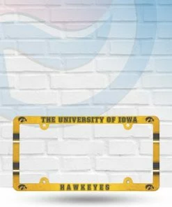 WinCraft Automotive Iowa Hawkeyes Plastic License Plate Frame