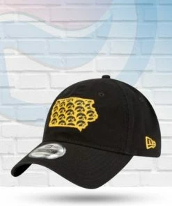 New Era Hats Iowa Hawkeyes Stamp 9TWENTY Adjustable Hat