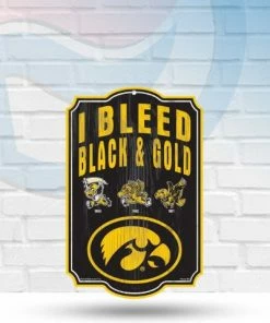 WinCraft Wall Signs Iowa Hawkeyes Vintage Wooden Sign
