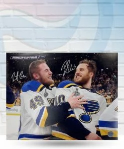 Fan Cave Sports Autographed Memorabilia Ivan Barbashev And Brayden Schenn St Louis Blues Autographed SCF Photo - COA
