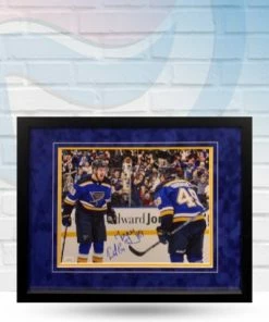 Fan Cave Sports Ivan Barbashev And Pavel Buchnevich St Louis Blues Dual Autographed Framed 11x14 - JSA
