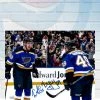 Fan Cave Sports Ivan Barbashev And Pavel Buchnevich St Louis Blues Dual Autographed Goal Celebration Photo - JSA Autographed Memorabilia