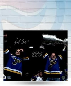 Fan Cave Sports Autographed Memorabilia Ivan Barbashev And Sammy Blais St Louis Blues Dual Autographed 11x14 - COA