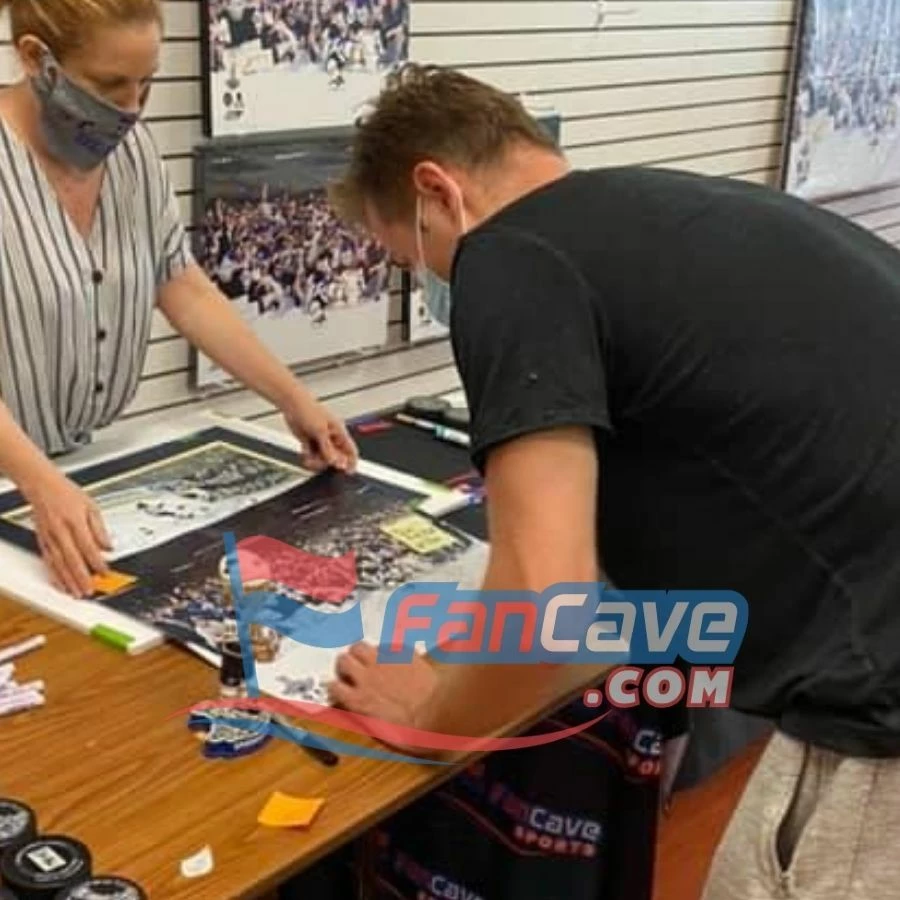 Fan Cave Sports Ivan Barbashev St Louis Blues Autographed 2014 NHL Draft Puck - COA Autographed Memorabilia 2 Fan Cave Sports Ivan Barbashev St Louis Blues Autographed 2014 NHL Draft Puck - COA Autographed Memorabilia