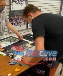 Fan Cave Sports Ivan Barbashev St Louis Blues Autographed Cup Raising Photo - COA