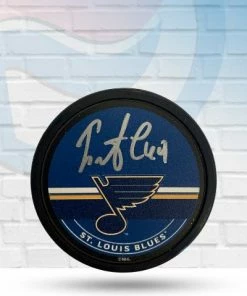 Fan Cave Sports Autographed Memorabilia Ivan Barbashev St Louis Blues Autographed Fan Cave Exclusive Puck - JSA