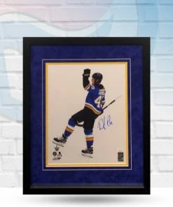 Fan Cave Sports Ivan Barbashev St Louis Blues Autographed Framed 11x14 - JSA