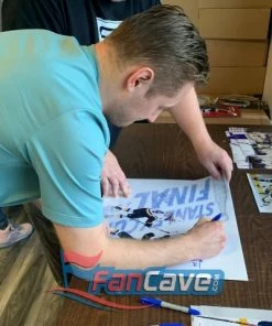 Fan Cave Sports Ivan Barbashev St Louis Blues Autographed Framed 8x10 Photo - JSA