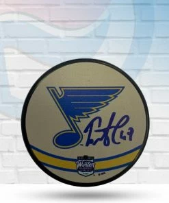 Fan Cave Sports Ivan Barbashev St Louis Blues Autographed 2022 Winter Classic Novelty Puck - JSA Autographed Memorabilia