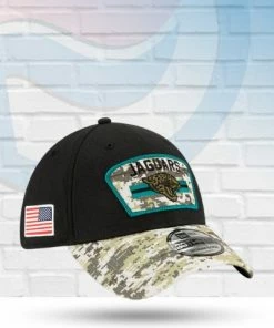New Era Jacksonville Jaguars 2021 Salute To Service 39THIRTY Flex Hat Hats
