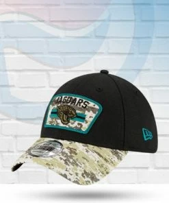 New Era Jacksonville Jaguars 2021 Salute To Service 39THIRTY Flex Hat Hats