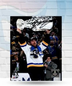 Fan Cave Sports Jaden Schwartz St Louis Blues Autographed Stanley Cup Photo - COA Autographed Memorabilia